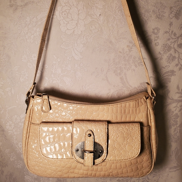 croc print purse